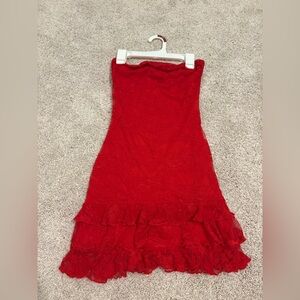 Lucy in the Sky Vibrant Red Dress